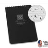 Rite In The Rain - [ Universal ] 4x6 Top Spiral with Polydura Cover Notebook [ Black ]