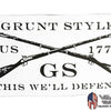 Grunt Style - This We'll Defend White Flag [ GS2986 ]