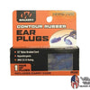 Walker - Contour Rubber Ear Plugs BL