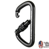 Fusion - TAZO III Screw Gate Aluminum Carabiner [ Black ]