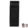North American Rescue - Uniform Duty Belt Leather Tourniquet Holders [ Basketweave with Loop / Black Snap ]