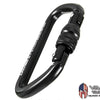 Fusion - TAZO III Screw Gate Aluminum Carabiner [ Black ]