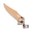 SOG - Trident Clip Point , Copper , Serrated [ TF5-CP ]